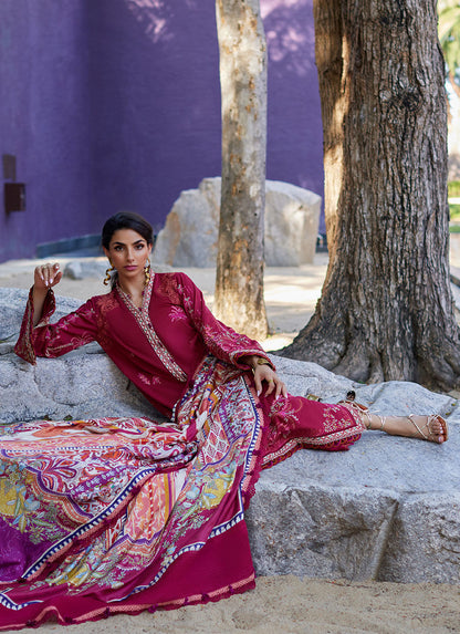 Farah Talib Aziz | Suay Lawn 24 | ENZO RED - Ladies Clothes - Maria Faisal