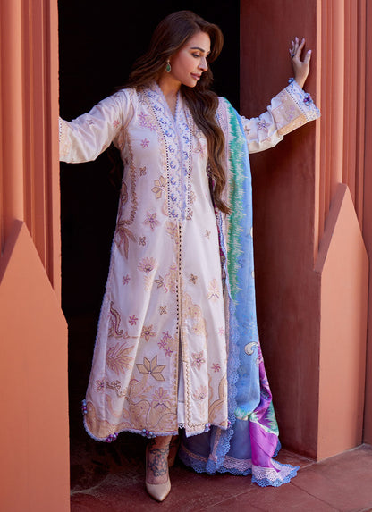 Farah Talib Aziz | Suay Lawn 24 | MIWA IVORY - Ladies Clothes - Maria Faisal