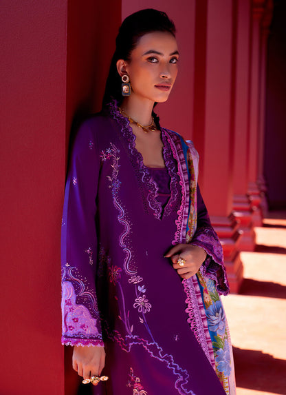 Farah Talib Aziz | Suay Lawn 24 | YURI PURPLE - Ladies Clothes - Maria Faisal