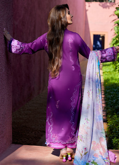 Farah Talib Aziz | Suay Lawn 24 | YURI PURPLE - Ladies Clothes - Maria Faisal