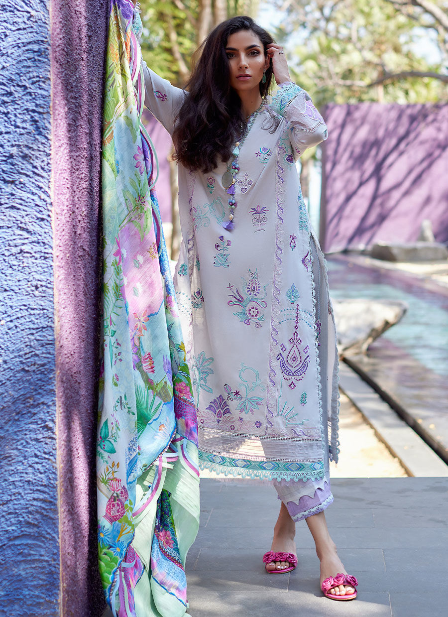 Farah Talib Aziz | Suay Lawn 24 | ZOELLA GREY - Ladies Clothes - Maria Faisal