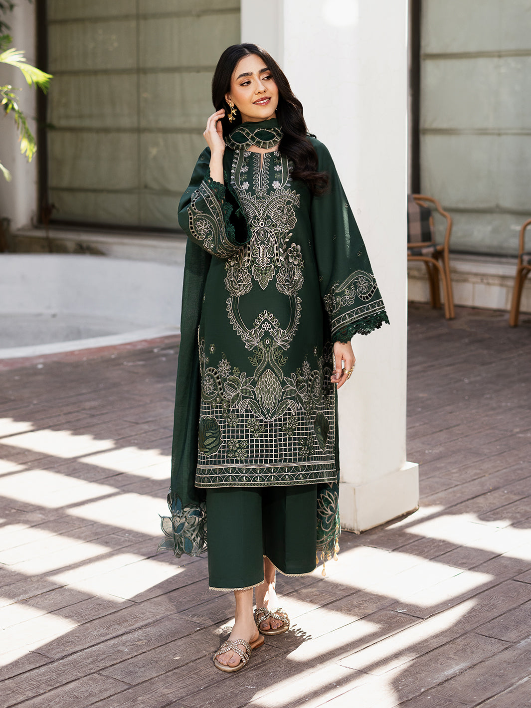 Izel | Mahveen Festive Lawn 25 | FATIN