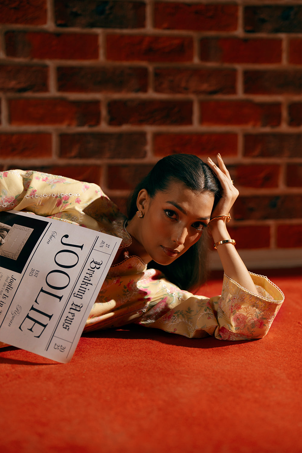 Saira Rizwan | Joolie Co ords | YELLOW-JBP25-01 - Ladies Clothes - Maria Faisal