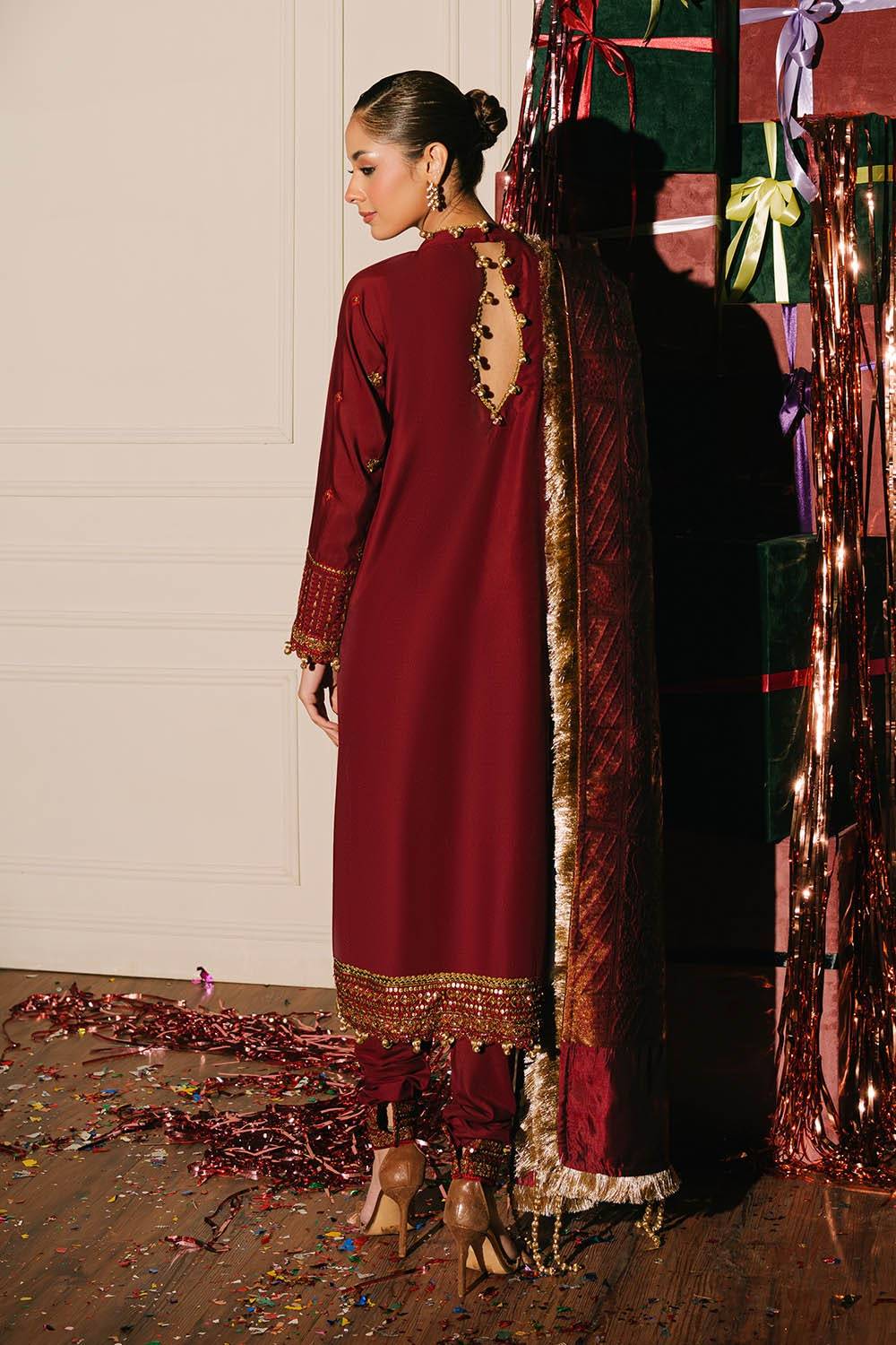 Gul Ahmed | Festive Eid 25 | FE-52075 by Maria Faisal - Registered Vendor of : Gul Ahmed - type : Ladies Clothes - 100% original wedding dresses