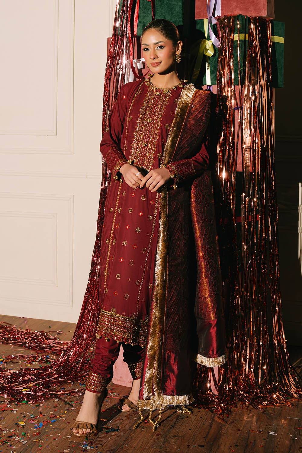 Gul Ahmed | Festive Eid 25 | FE-52075 by Maria Faisal - Registered Vendor of : Gul Ahmed - type : Ladies Clothes - 100% original wedding dresses