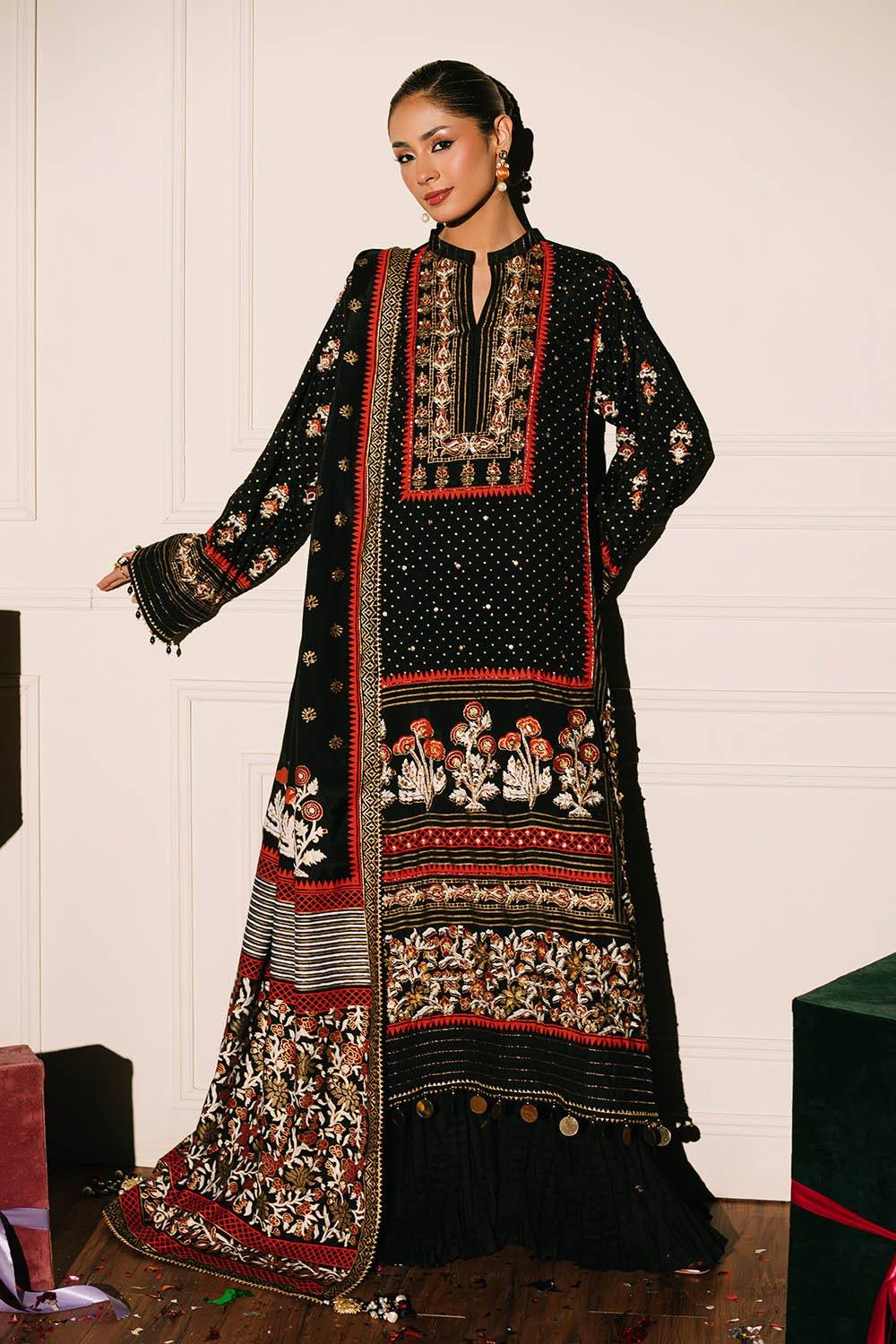 Gul Ahmed | Festive Eid 25 | FE-52091 by Maria Faisal - Registered Vendor of : Gul Ahmed - type : Ladies Clothes - 100% original wedding dresses