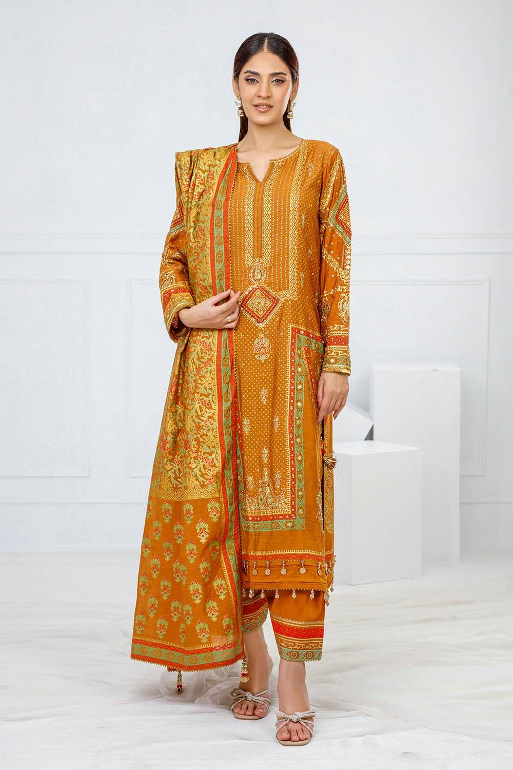 Gul Ahmed | Festive Eid 25 | FE-52092 by Maria Faisal - Registered Vendor of : Gul Ahmed - type : Ladies Clothes - 100% original wedding dresses