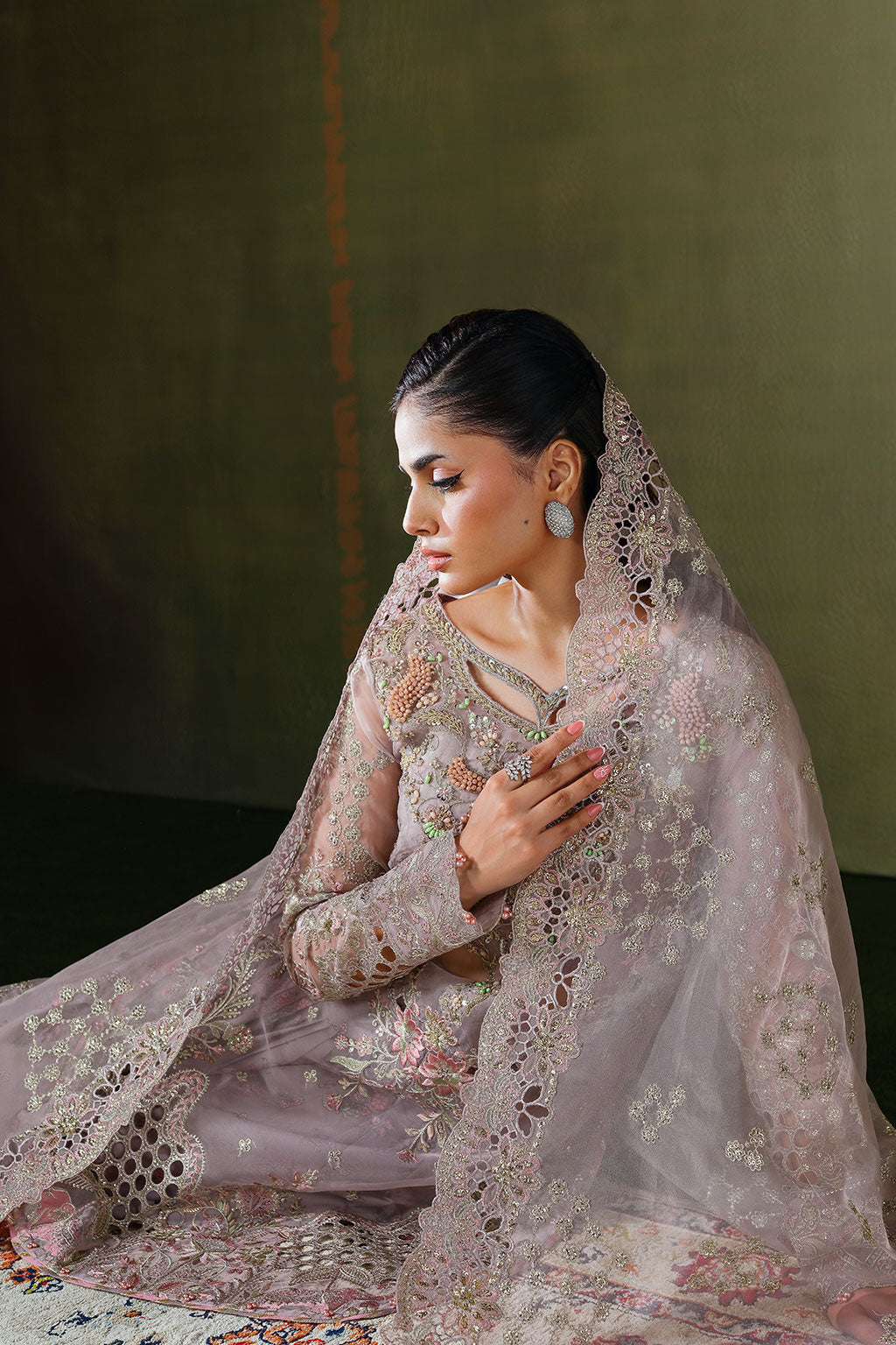 Ramsha | Festive Formals | E-308 - Formal Dress - available at Maria Faisal in UK and USA.