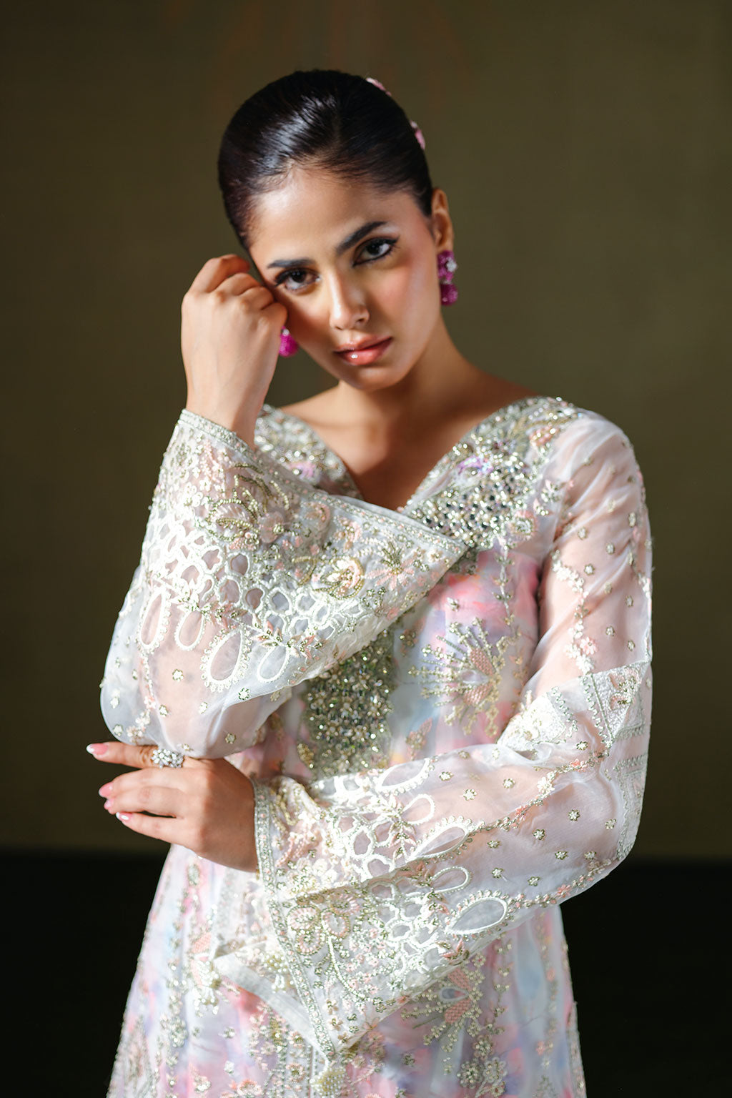 Ramsha | Festive Collection 25 | E-306 - Formal Dress - available at Maria Faisal in UK and USA.