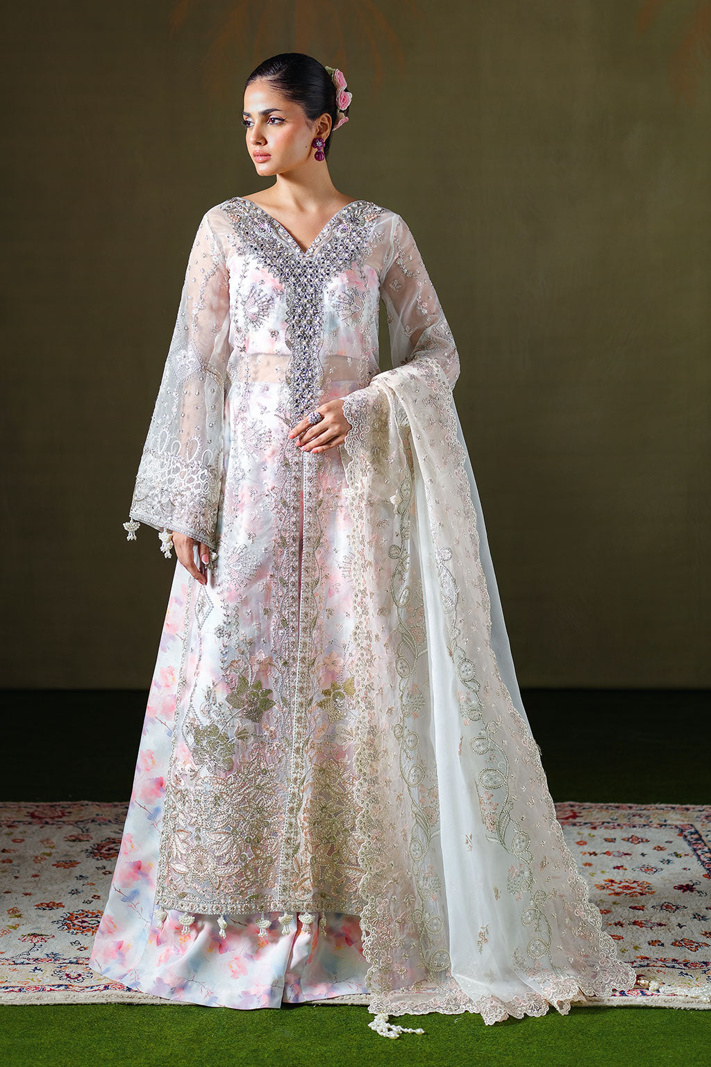 Ramsha | Festive Collection 25 | E-306 - Formal Dress - available at Maria Faisal in UK and USA.