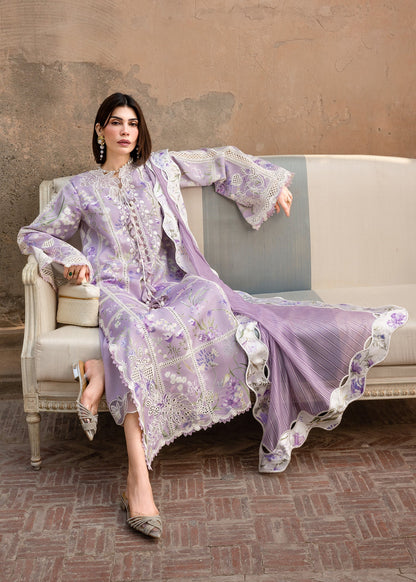 Crimson | Flow Lawn'26 | A SUMMER DANCE - D2B - Festive Dress - available at Maria Faisal in UK and USA.