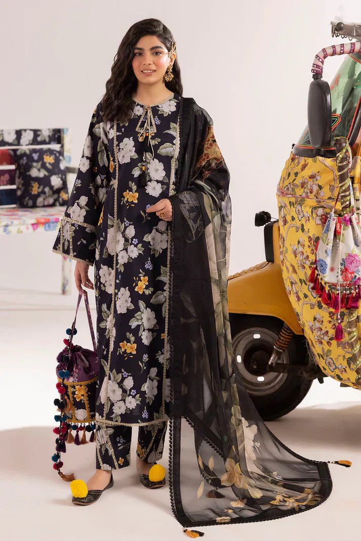 Alizeh | Sheen Lawn Prints 24 | Flora - Pakistani Dress - Maria Faisal