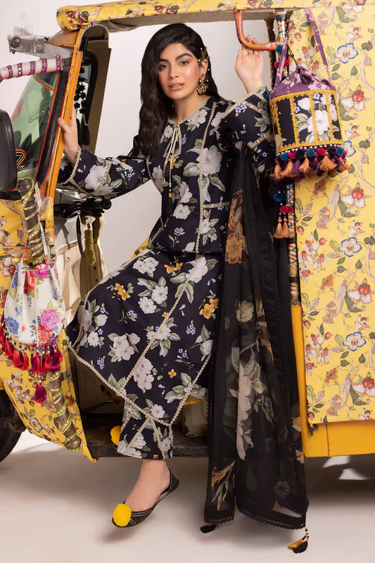Alizeh | Sheen Lawn Prints 24 | Flora - Pakistani Dress - Maria Faisal