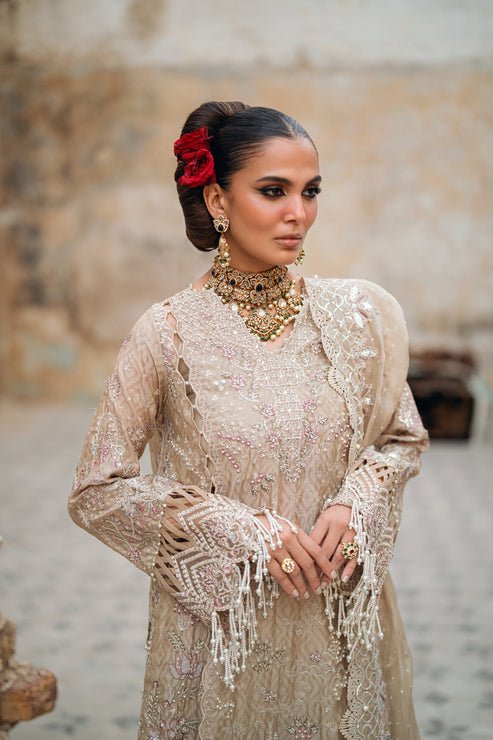 Florent | Mehermaah Wedding Formals | CHANDNI - is Off White dress from Florent - Ladies Clothes - Maria Faisal