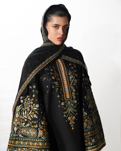Jugnu | The Reserved View SS Edit | Rani - Dress - available at Maria Faisal in UK and USA.