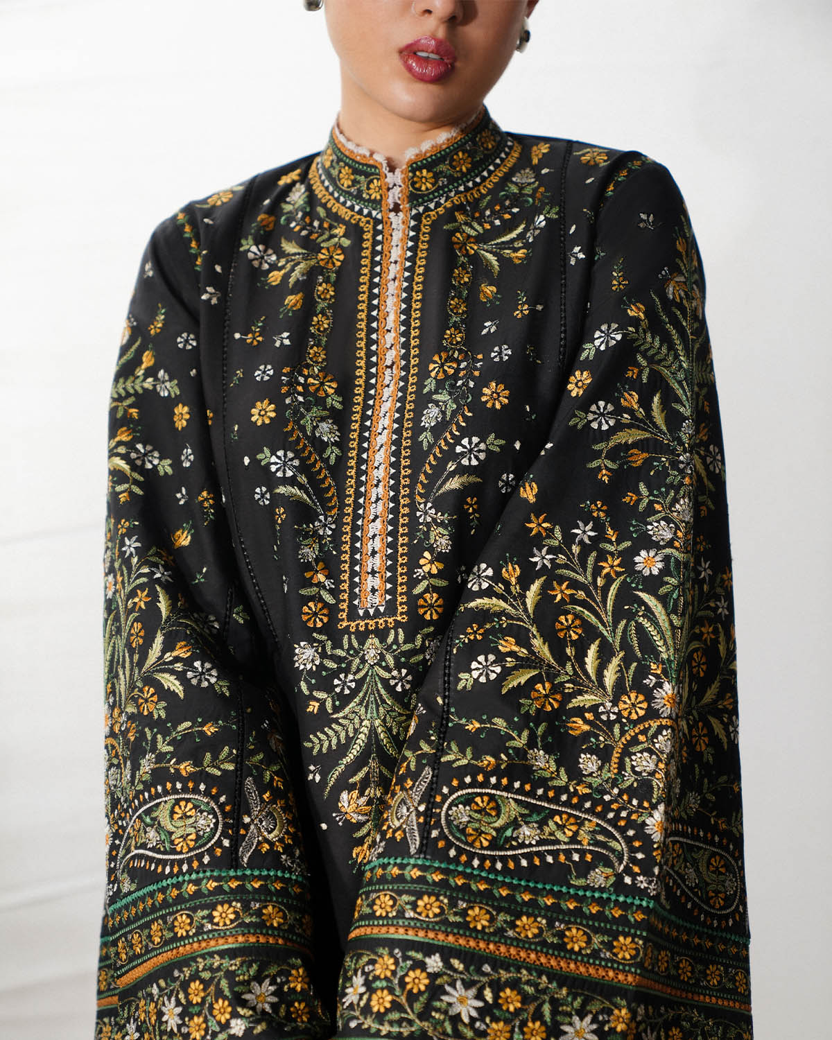 Jugnu | The Reserved View SS Edit | Rani - Dress - available at Maria Faisal in UK and USA.
