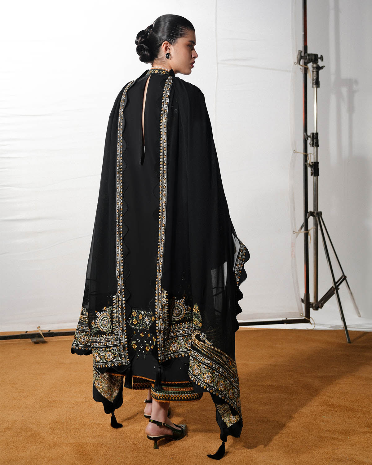 Jugnu | The Reserved View SS Edit | Rani - Dress - available at Maria Faisal in UK and USA.