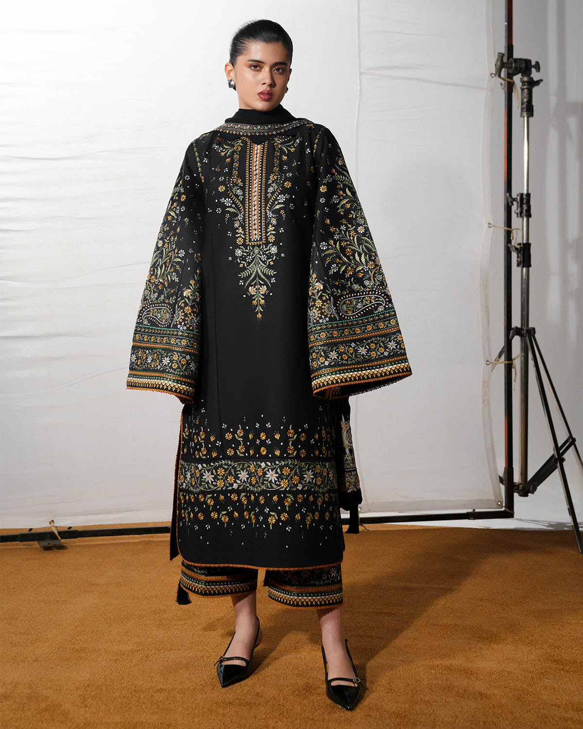 Jugnu | The Reserved View SS Edit | Rani - Dress - available at Maria Faisal in UK and USA.