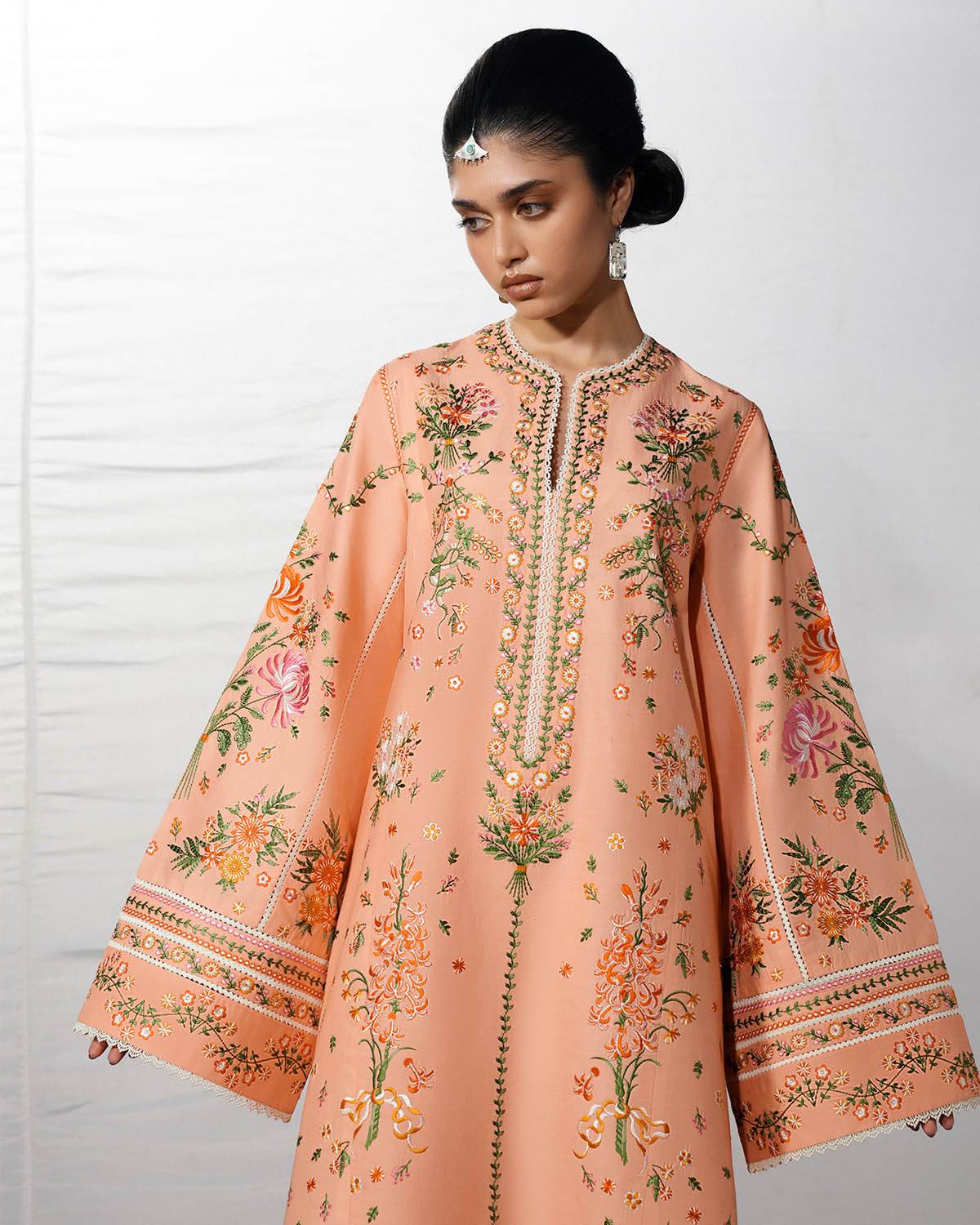 Jugnu | The Reserved View SS Edit | Zerah - Dress - available at Maria Faisal in UK and USA.