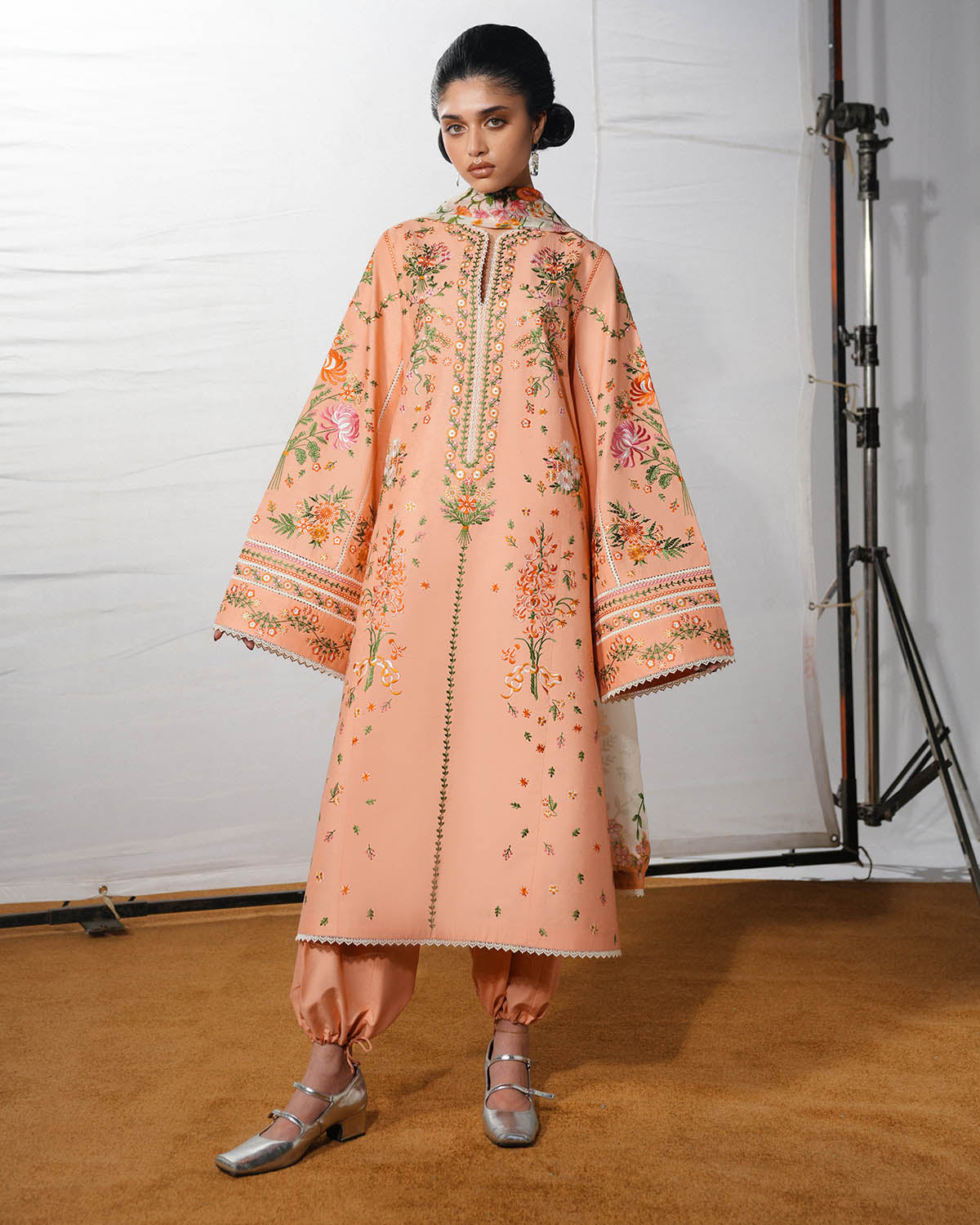 Jugnu | The Reserved View SS Edit | Zerah - Dress - available at Maria Faisal in UK and USA.
