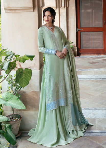 Sahane | Rusukh Premium Formals 26 | FU6605 Mehrma - RUSUKH - Formal Dress - available at Maria Faisal in UK and USA.