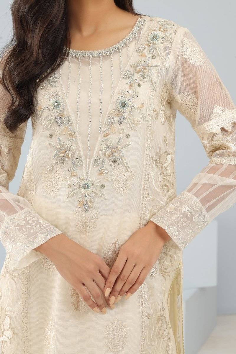Panache | Pret | Frosty Elegance by Maria Faisal - Registered Vendor of : Panache By Mona - type : Ladies Clothes - 100% original wedding dresses