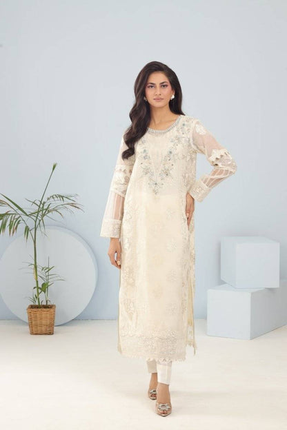 Panache | Pret | Frosty Elegance by Maria Faisal - Registered Vendor of : Panache By Mona - type : Ladies Clothes - 100% original wedding dresses