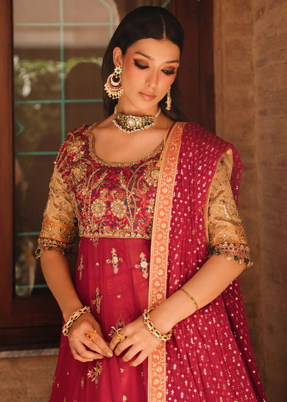Jeem | Amaltaas Wedding Formals 26 | FUSCHIA NAZ KALIDAR - Wedding Dress - available at Maria Faisal in UK and USA.