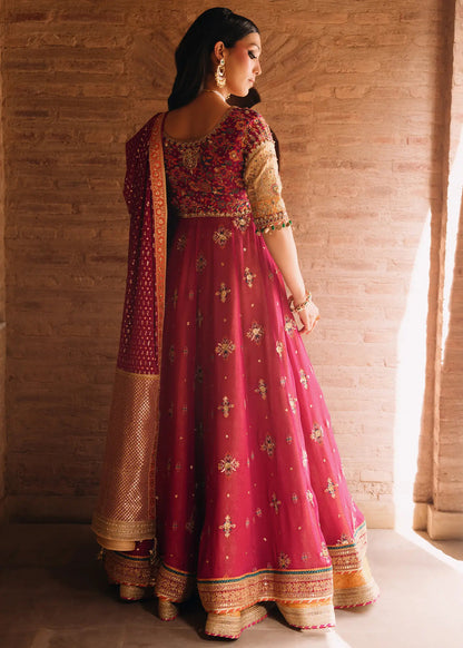 Jeem | Amaltaas Wedding Formals 26 | FUSCHIA NAZ KALIDAR - Wedding Dress - available at Maria Faisal in UK and USA.