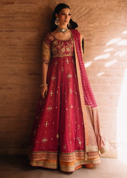 Jeem | Amaltaas Wedding Formals 26 | FUSCHIA NAZ KALIDAR - Wedding Dress - available at Maria Faisal in UK and USA.