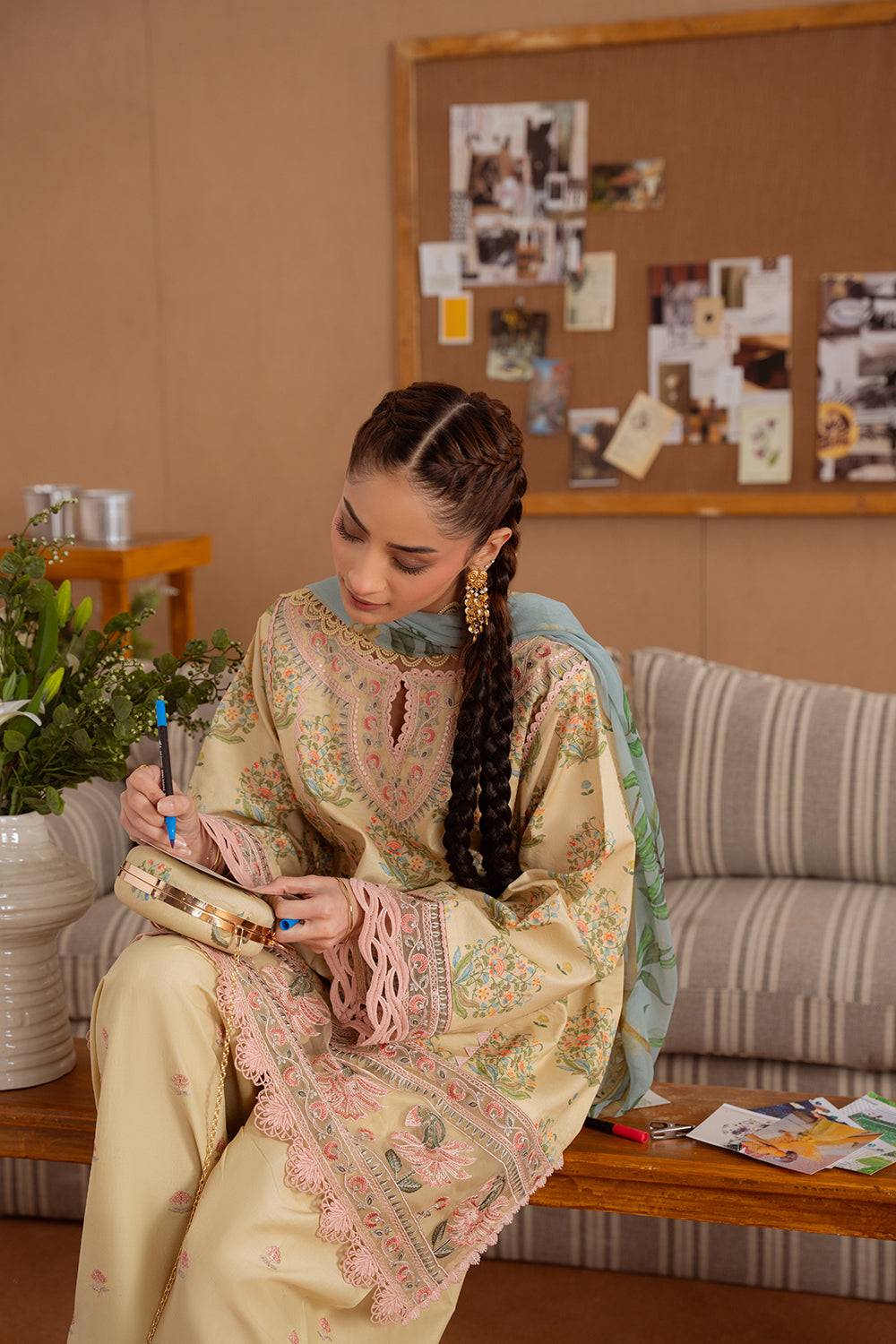 Saira Rizwan | Laanem Summer Lawn 25 | NERIDA-A-SRL25-02 by Maria Faisal - Registered Vendor of : Saira Rizwan - type : Ladies Clothes - 100% original wedding dresses