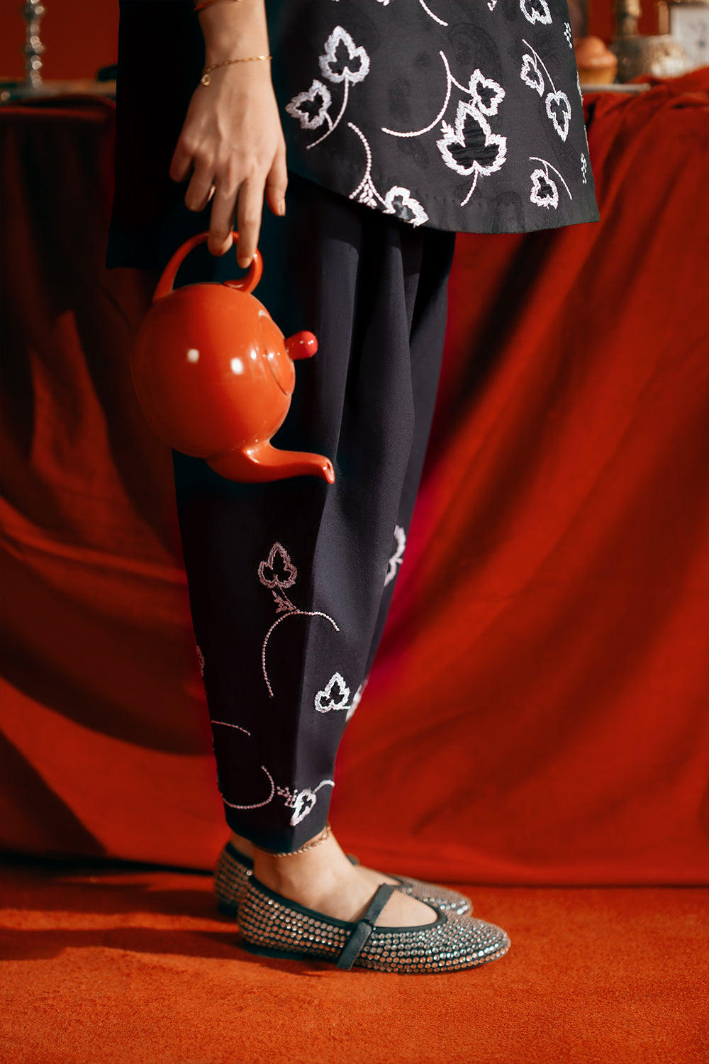 Saira Rizwan | Joolie Co ords | JOOLIE BLACK - JBP25-06 - Ladies Clothes - Maria Faisal