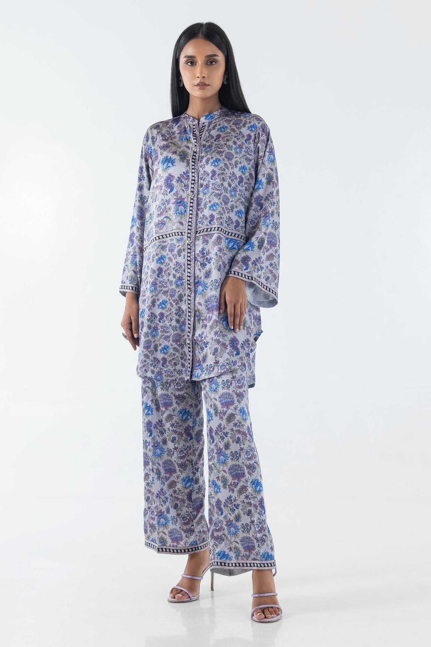 Sana Safinaz | Silk Tunics | FW24STP808P2T by Maria Faisal - Registered Vendor of : Sana Safinaz - type : Ladies Clothes - 100% original wedding dresses