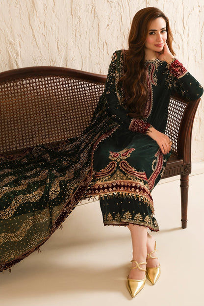 Jazmin | Velvet Edit 24 | Velvet Formal VF-2034 - Ladies Clothes - Maria Faisal