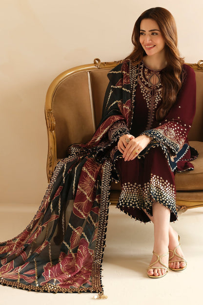 Jazmin | Velvet Edit 24 | Velvet Formal VF-2038 - Ladies Clothes - Maria Faisal