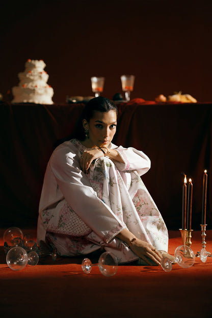 Saira Rizwan | Joolie Co ords |JOOLIE WHITE - JBP25-07 - Ladies Clothes - Maria Faisal