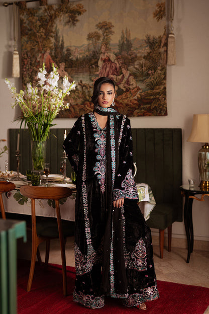 Saira Rizwan | Velvet Pret 25 | ZARQ-SRVP25-03 - Formal Dress - available at Maria Faisal in UK and USA.