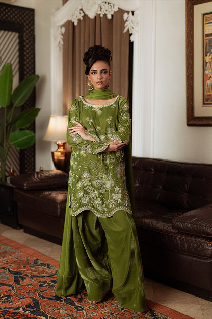 Saira Rizwan | Velvet Pret 25 | KAHWA-SRVP25-08 - Formal Dress - available at Maria Faisal in UK and USA.