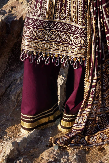 Gul Ahmed | Chunri Lawn 25 | BM-52023 by Maria Faisal - Registered Vendor of : Gul Ahmed - type : Ladies Clothes - 100% original wedding dresses