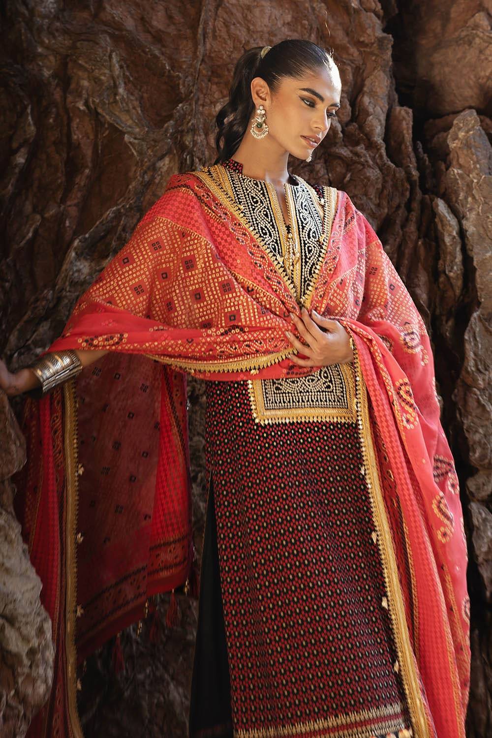 Gul Ahmed | Chunri Lawn 25 | BM-52017 by Maria Faisal - Registered Vendor of : Gul Ahmed - type : Ladies Clothes - 100% original wedding dresses