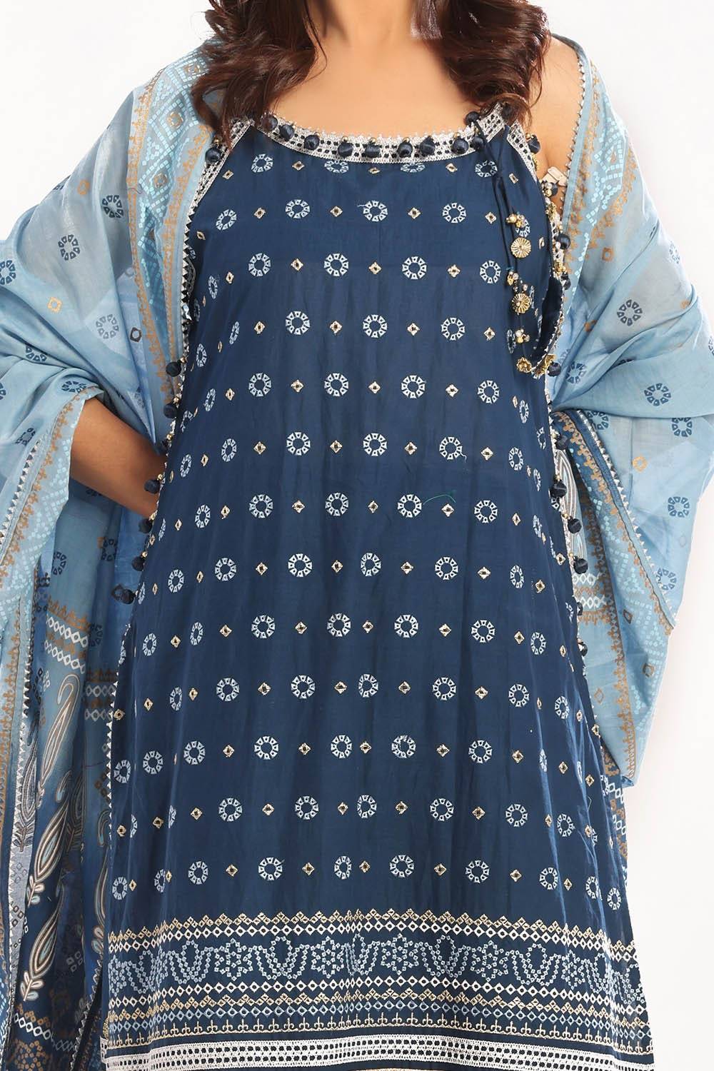 Gul Ahmed | Chunri Lawn 25 | CL-52444 by Maria Faisal - Registered Vendor of : Gul Ahmed - type : Ladies Clothes - 100% original wedding dresses