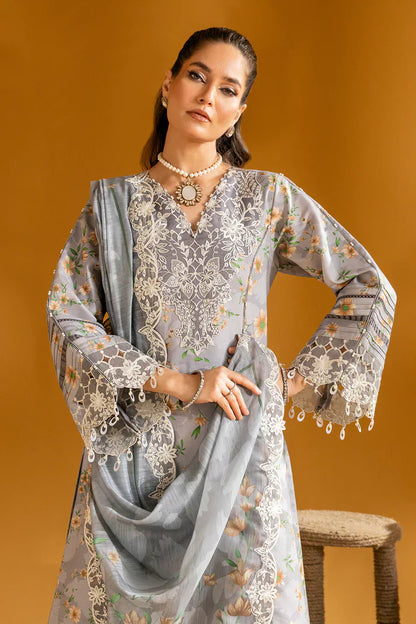 Alizeh | Maahi Embroidered Lawn | Lina - Pakistani Dress - Maria Faisal
