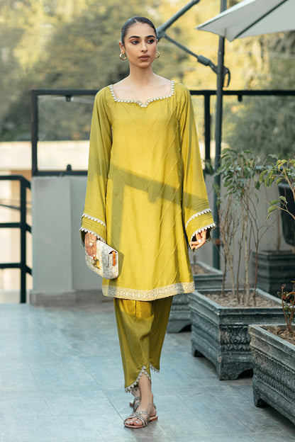 Vanya | Co Ords | CO-30 - Casual Dress - available at Maria Faisal in UK and USA.