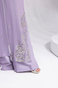 Amani | Aira Festive Wear | ZARIN Gota Embellished Georgette Shirt with Wide-Leg Pants & Mukesh Dupatta - Ladies Clothes - Maria Faisal