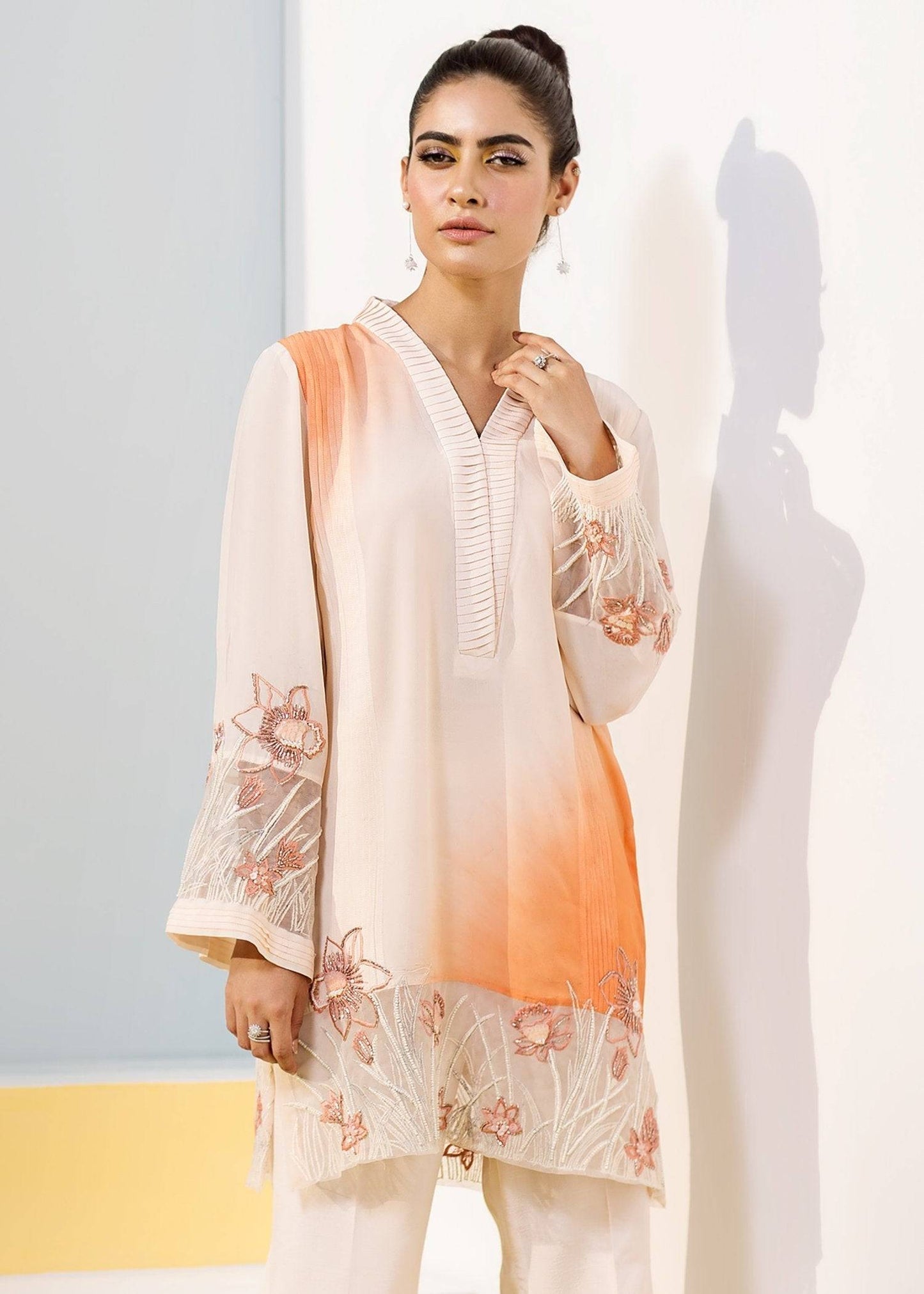 Hana | Daffodils Ready to Wear | Jet Fire by Maria Faisal - Registered Vendor of : Hana - type : Ladies Clothes - 100% original wedding dresses