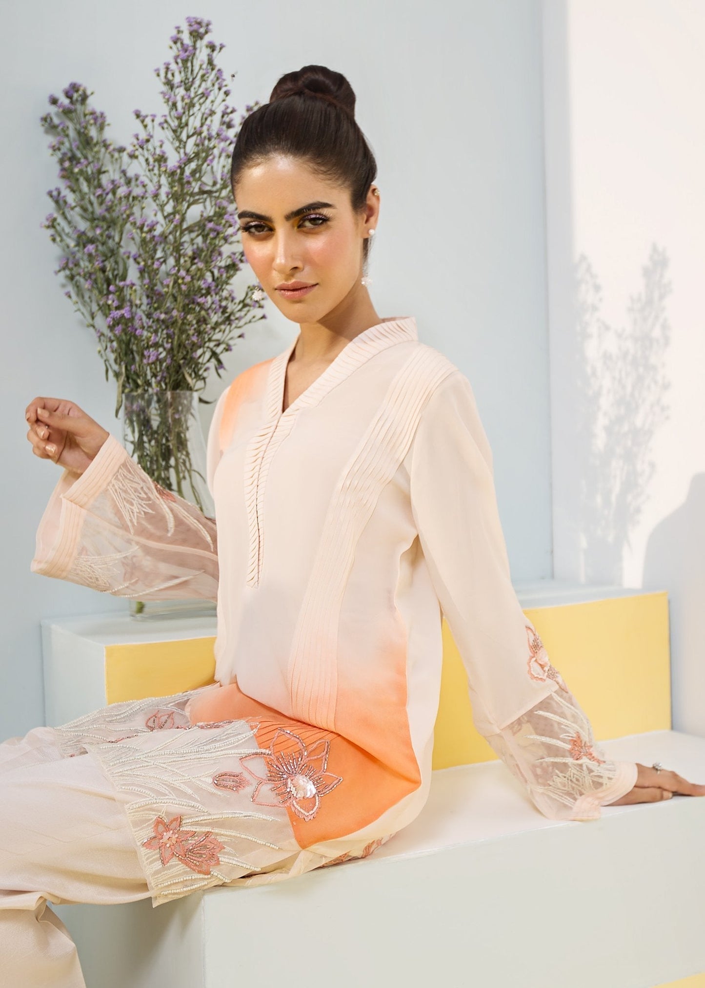 Hana | Daffodils Ready to Wear | Jet Fire by Maria Faisal - Registered Vendor of : Hana - type : Ladies Clothes - 100% original wedding dresses