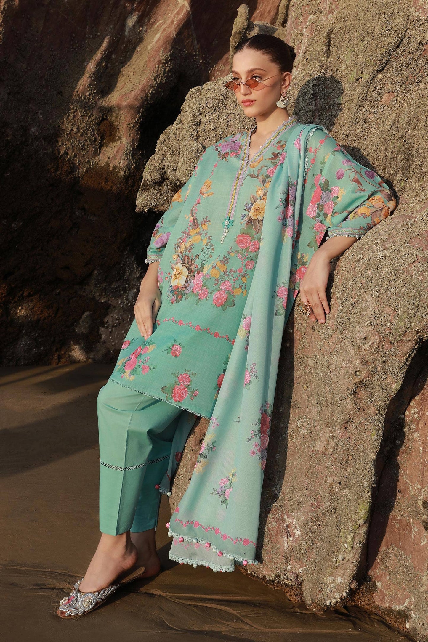 Sana Safinaz | Mahay Spring 24 | H241-026B-3CS - Ladies Clothes - Maria Faisal