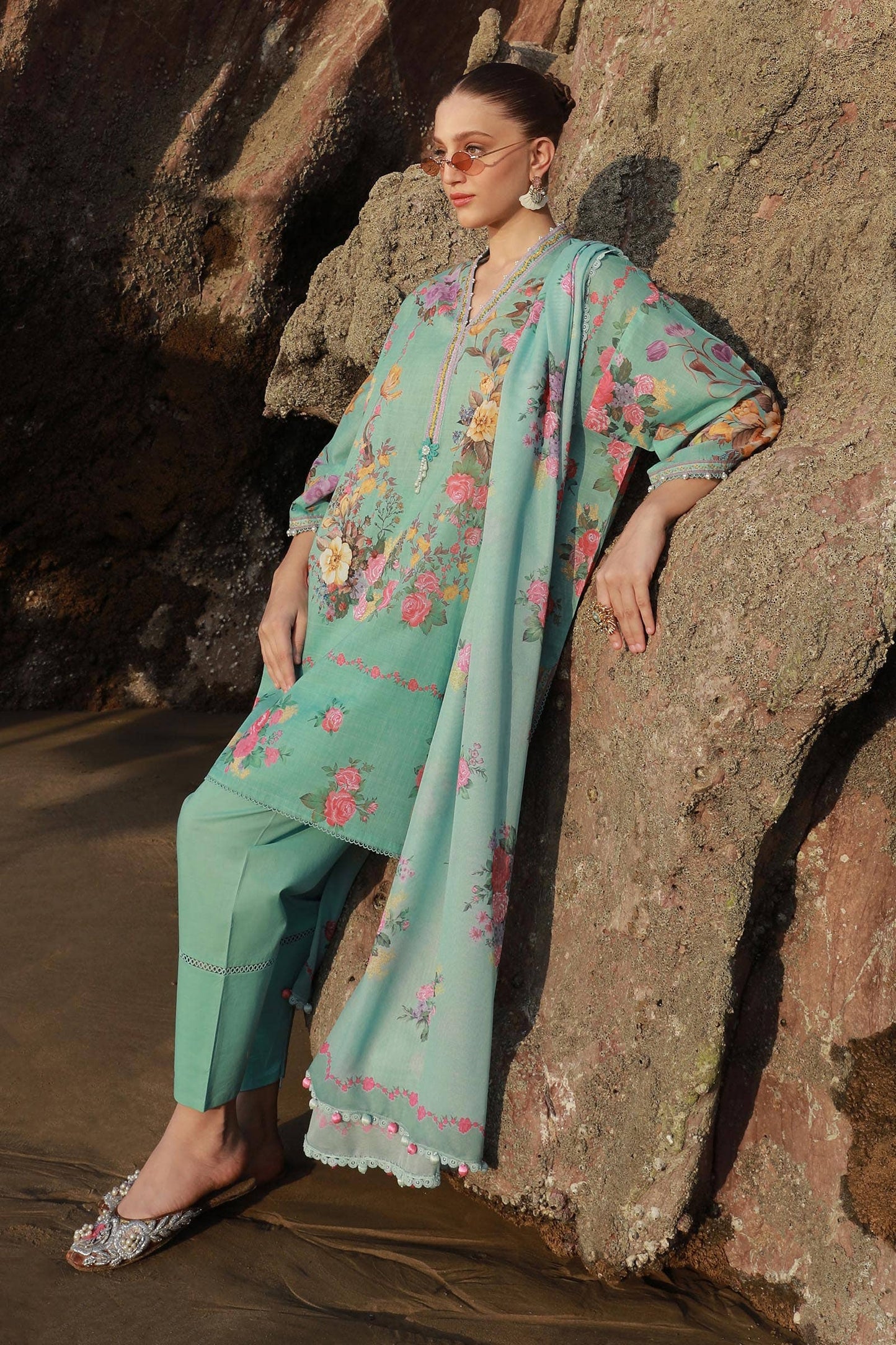 Sana Safinaz | Mahay Spring 24 | H241-026B-3CS - Ladies Clothes - Maria Faisal