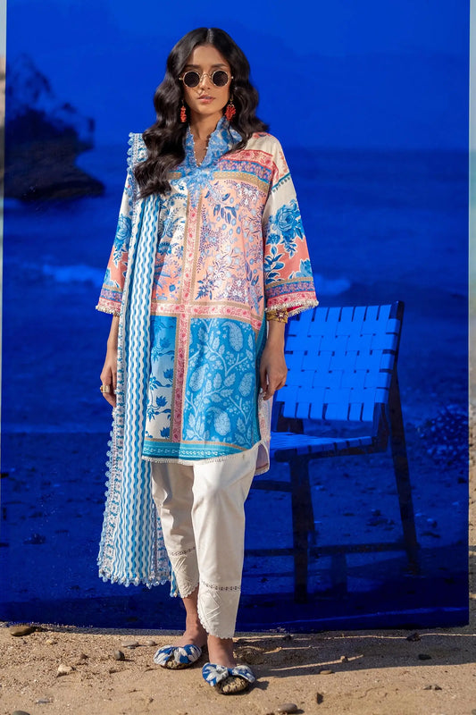 Sana Safinaz | Mahay Spring 24 | H241-028B-2BG - Ladies Clothes - Maria Faisal
