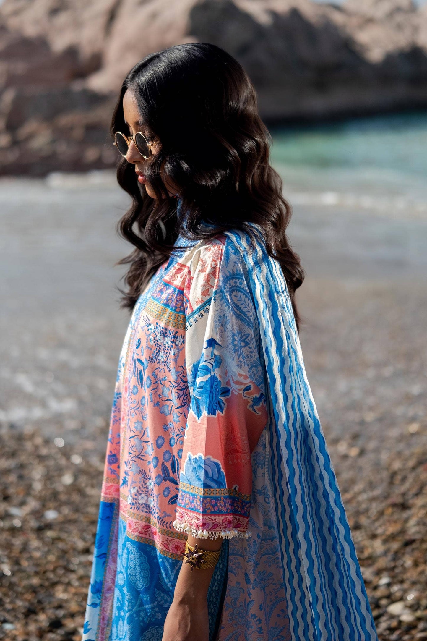 Sana Safinaz | Mahay Spring 24 | H241-028B-2BG - Ladies Clothes - Maria Faisal